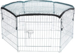 Alternative view of natura Enclos av.filet p.rongeurs, galvanisé, 6 éleménts