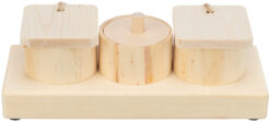 Snack Cups, en bois, 15×4,5×6cm