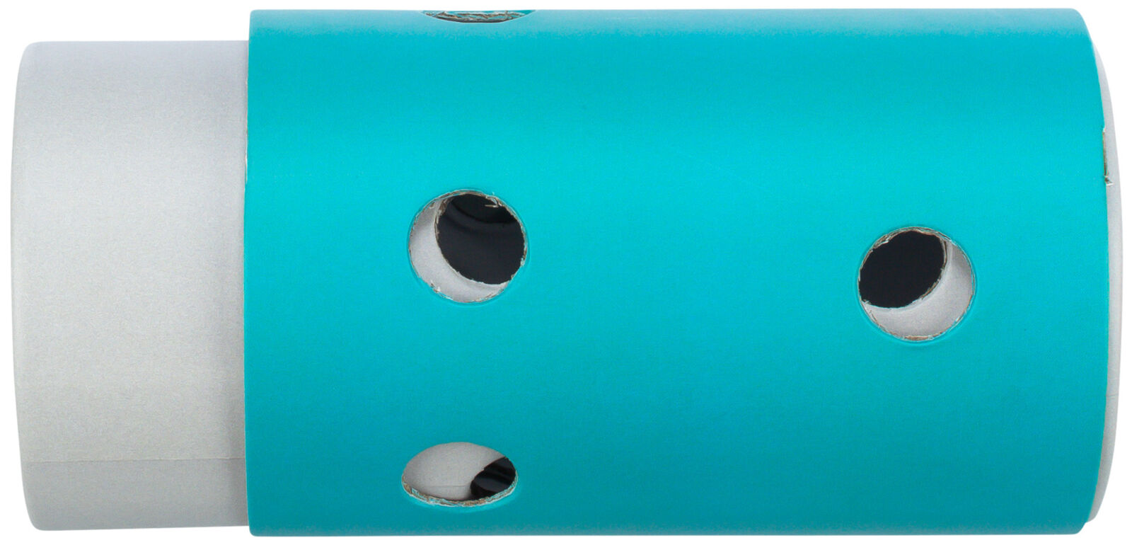 Snack & Food Roll, en carton, ø 6×11 cm/ø 7×14 cm grau/türkis Snack & Food Roll, en carton, ø 6×11 cm/ø 7×14 cm grau/türkis