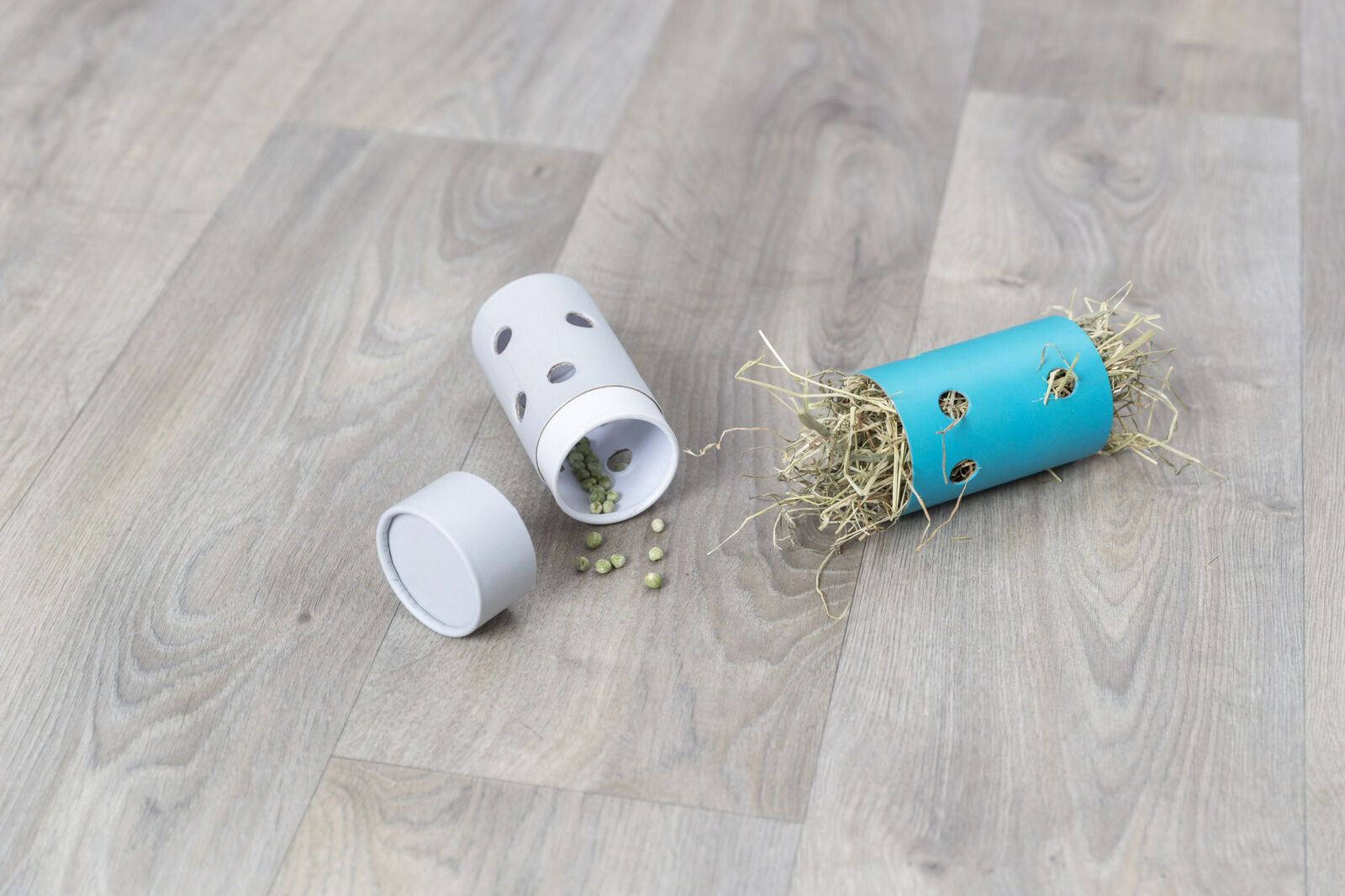 Snack & Food Roll, en carton, ø 6×11 cm/ø 7×14 cm grau/türkis Snack & Food Roll, en carton, ø 6×11 cm/ø 7×14 cm grau/türkis