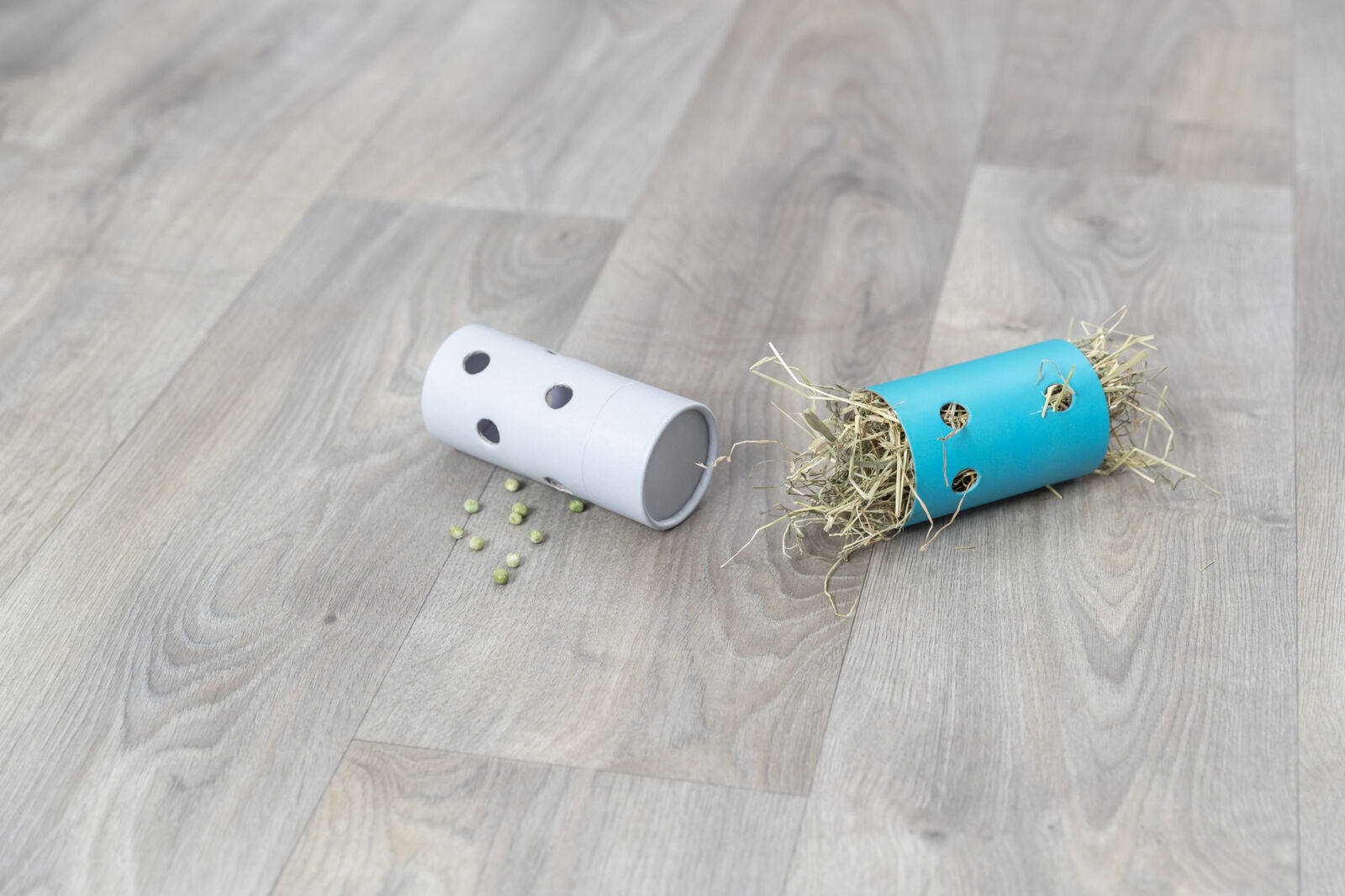 Snack & Food Roll, en carton, ø 6×11 cm/ø 7×14 cm grau/türkis Snack & Food Roll, en carton, ø 6×11 cm/ø 7×14 cm grau/türkis