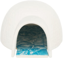 Alternative view of Iglu mit Kühlplatte, Mäuse/Hamster, Keramik, 13×9×15cm,