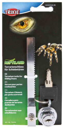 Alternative view of Serrure pour portes coulissantes, avec clef