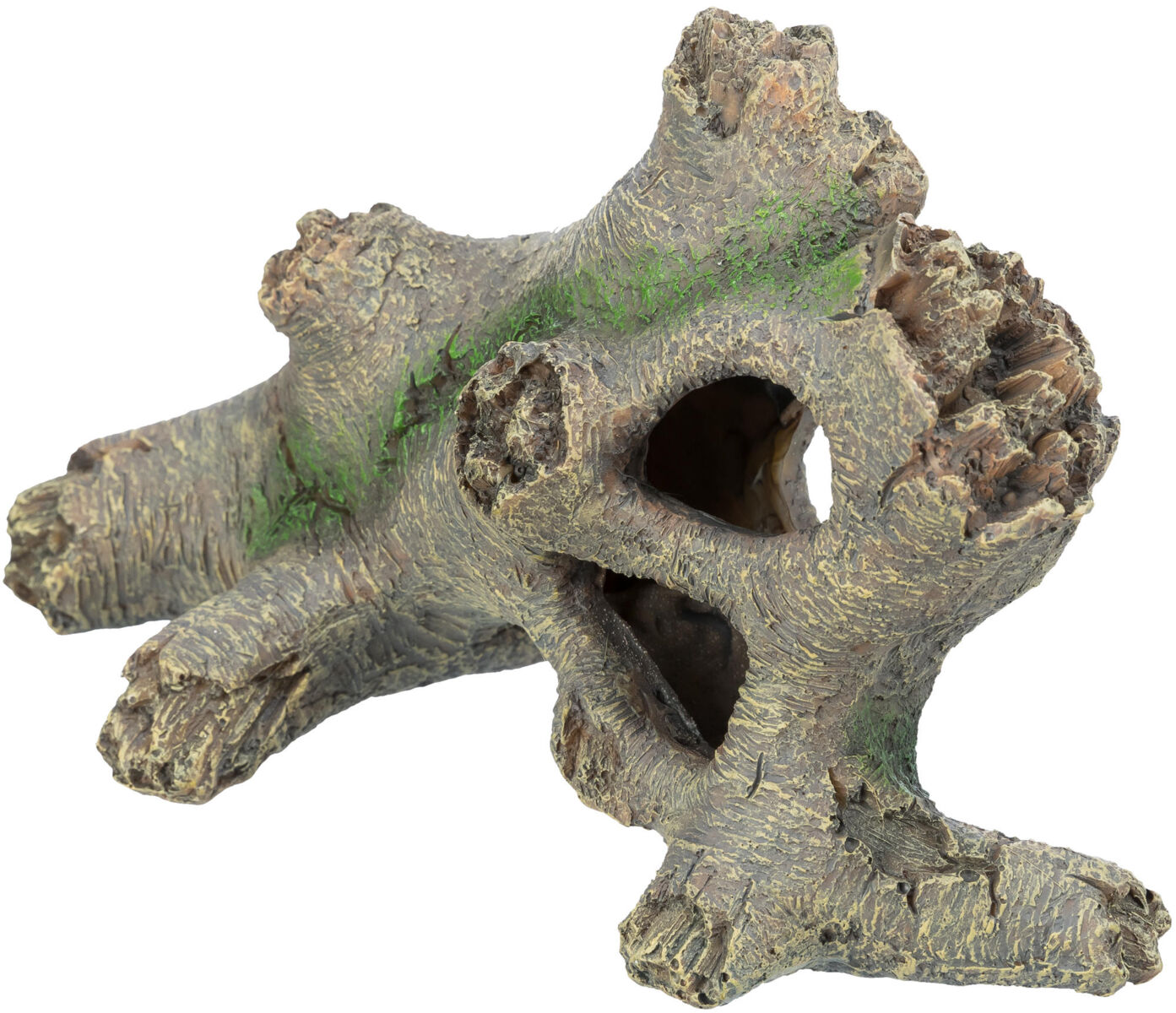 Souche d'arbre, en résine polyester, 21 cm Souche d'arbre, en résine polyester, 21 cm