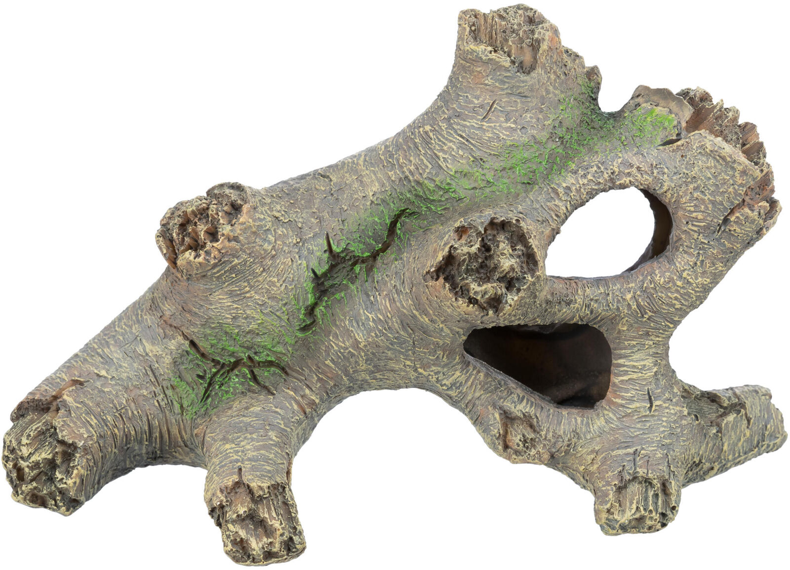 Souche d'arbre, en résine polyester, 21 cm Souche d'arbre, en résine polyester, 21 cm