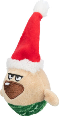 Alternative view of Xmas lutin, balle, peluche, ø 6×12cm