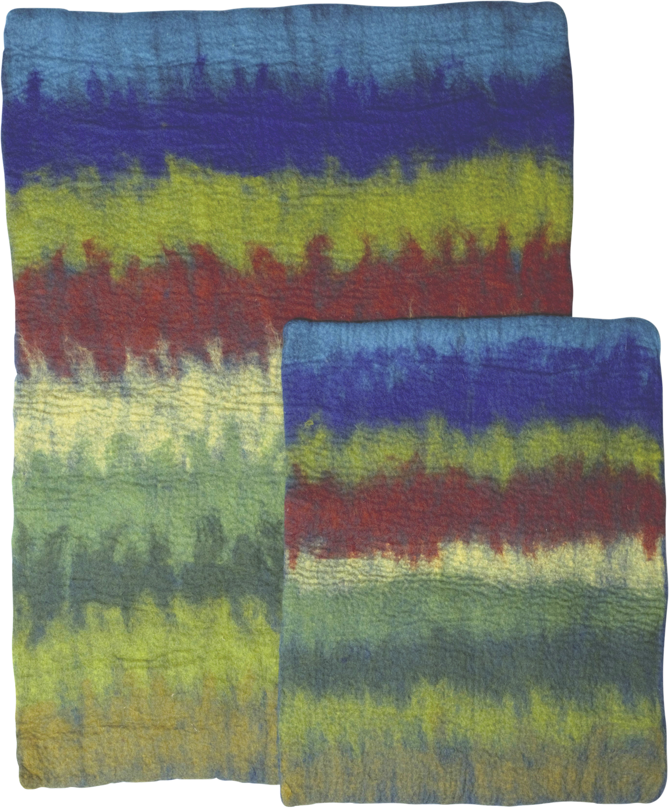 DDKC Matte Multi Ombre, grün/rot/blau M/ 100x70cm DDKC Matte Multi Ombre, grün/rot/blau M/ 100x70cm