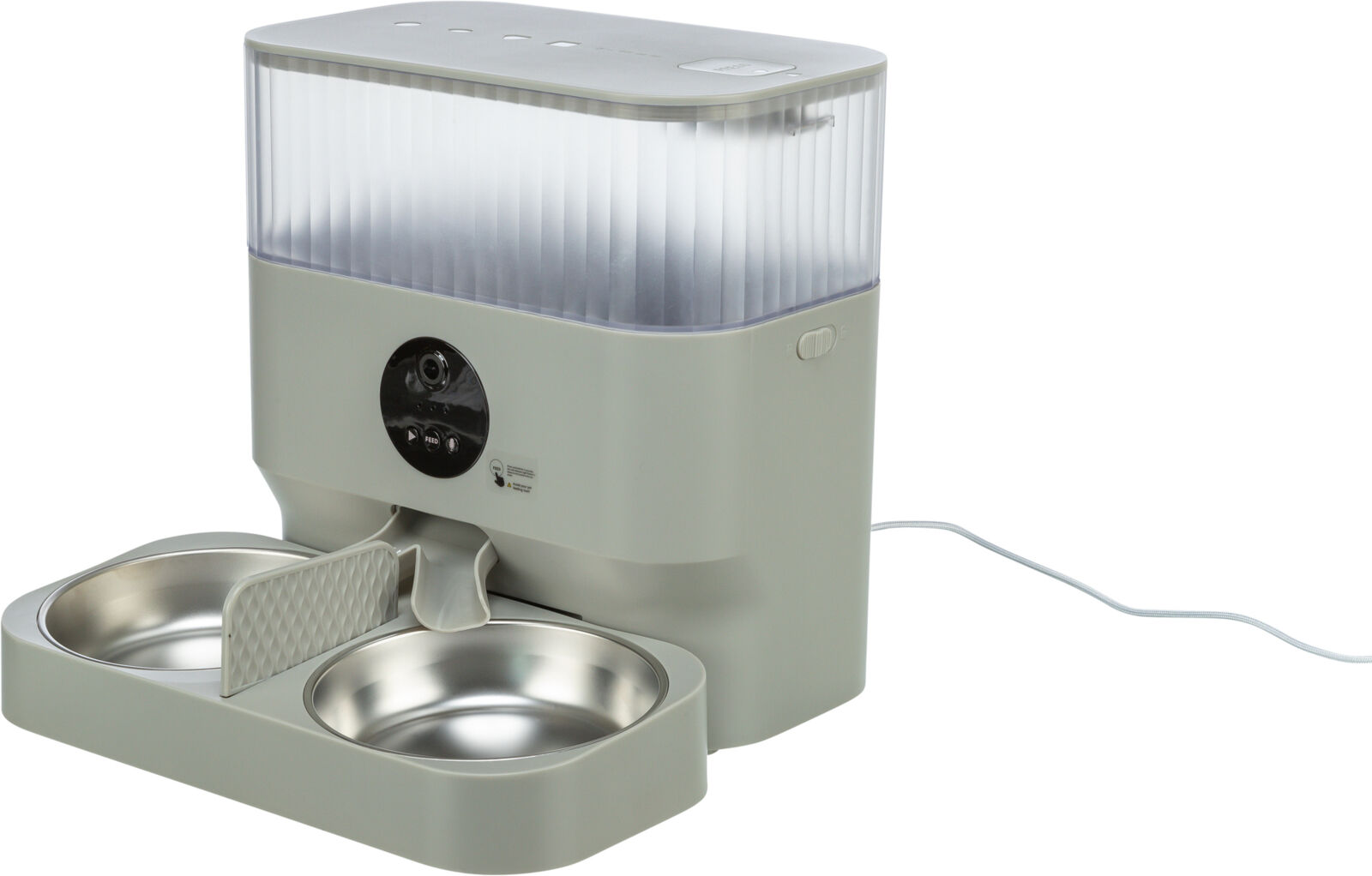 Gamelle double, en plast./acier inox. pour T24347,gris clair 0,5 l/32×5×16cm Gamelle double, en plast./acier inox. pour T24347,gris clair 0,5 l/32×5×16cm