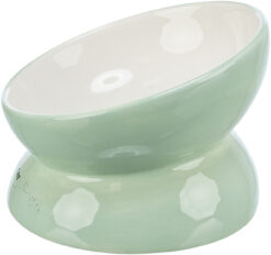 Alternative view of Napf, erhöht, Keramik, 0,15 l/ø 13cm, salbei/weiss