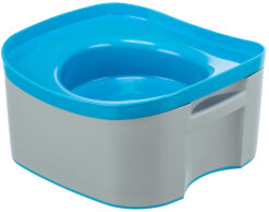 Alternative view of Gamelle de voyage Strong, 21×11×21cm, gris foncé/pétrole