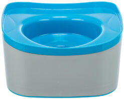 Gamelle de voyage Strong, 21×11×21cm, gris foncé/pétrole