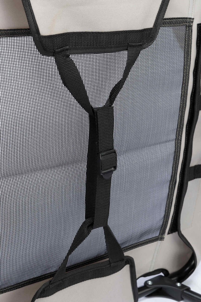 Chaise longue pour chien, beige/noir 120×19×70cm Chaise longue pour chien, beige/noir 120×19×70cm