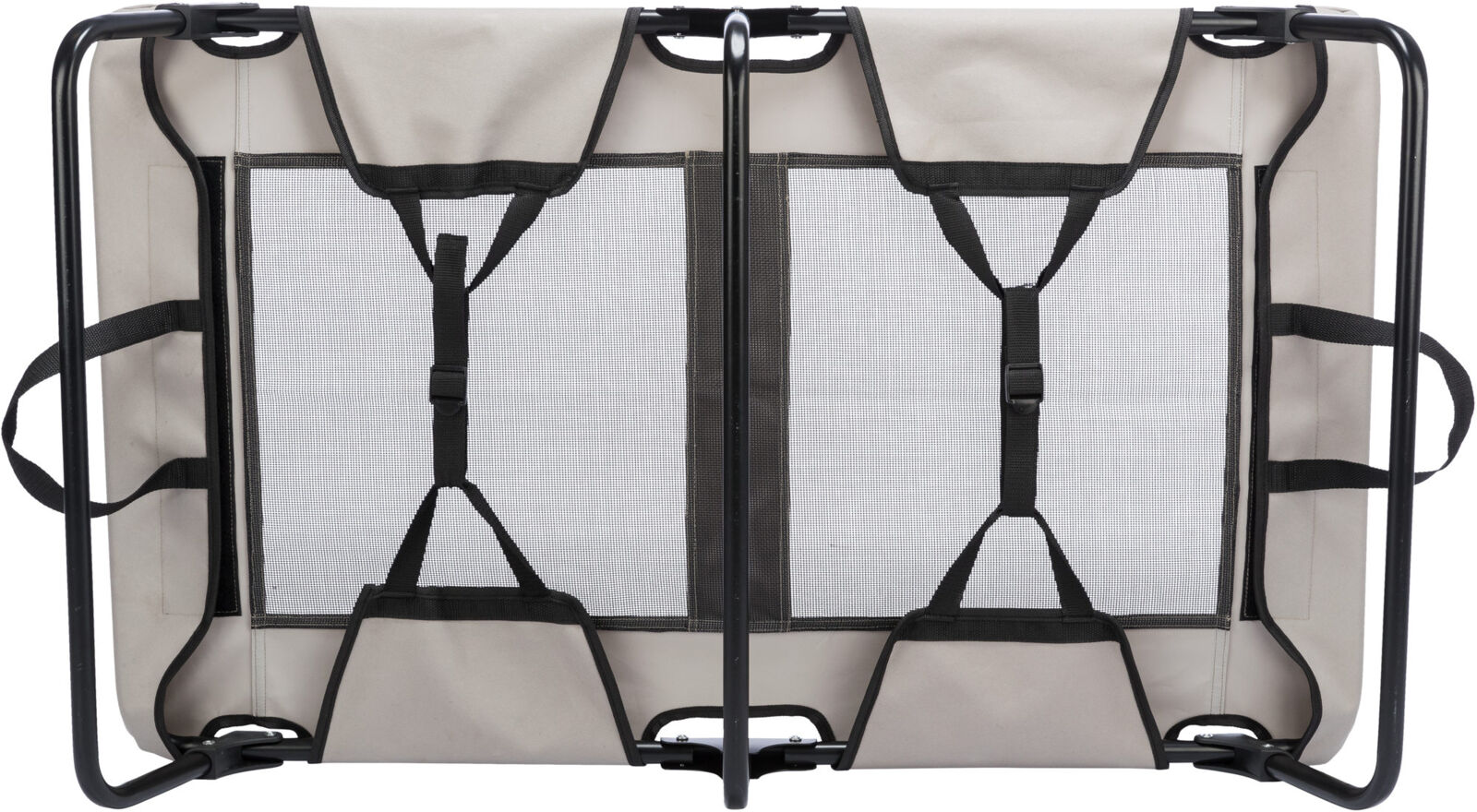 Chaise longue pour chien, beige/noir 120×19×70cm Chaise longue pour chien, beige/noir 120×19×70cm