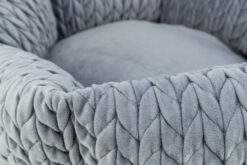 Alternative view of Lit Livia, rond, ø 50cm, gris