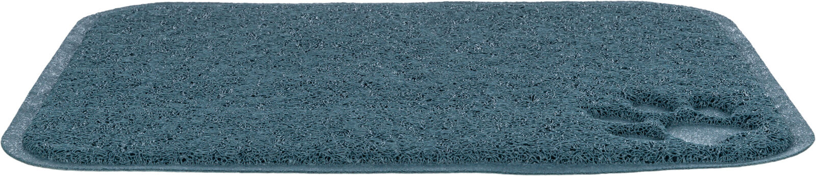 Tapis pour bac à litière, en PVC, 37×45cm, bleu Tapis pour bac à litière, en PVC, 37×45cm, bleu