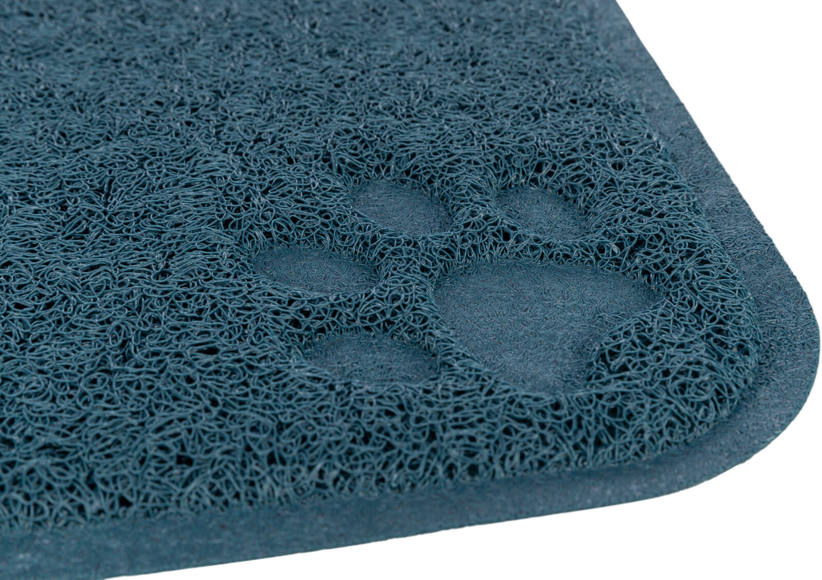 Tapis pour bac à litière, en PVC, 37×45cm, bleu Tapis pour bac à litière, en PVC, 37×45cm, bleu