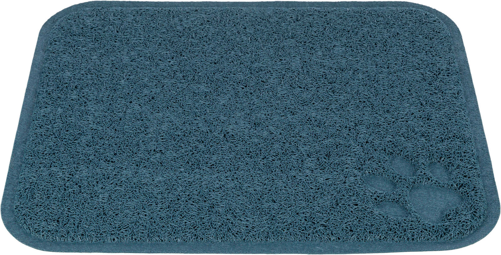 Tapis pour bac à litière, en PVC, 37×45cm, bleu Tapis pour bac à litière, en PVC, 37×45cm, bleu
