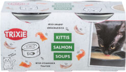 Soupe au poulet & saumon, 4×80 g