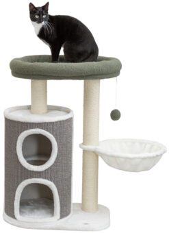 Alternative view of Arbre à chat Dante, 86cm, blanc/vert/gris