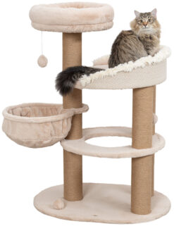 Arbre à chat Boho Filippo, 114cm, beige
