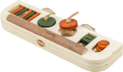 Jouet snack, en bois, 25×9×4cm