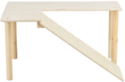 Alternative view of Plateforme avec rampe, souris/hamster, en bois, 47×25×30cm