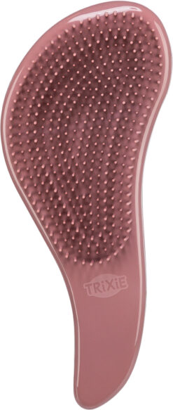 Alternative view of Brosse souple, en plastique, 19 cm, gris foncé/vieux rose