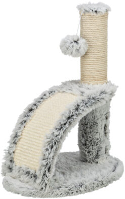 Junior arbre à chat Winnie avec brosse, 43cm, blanc-noir