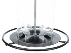 Alternative view of Mangeoire, en métal/plastique, noir