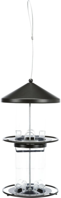 Mangeoire, en métal/plastique, noir
