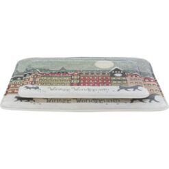 Xmas matelas avec chat, 40×30cm