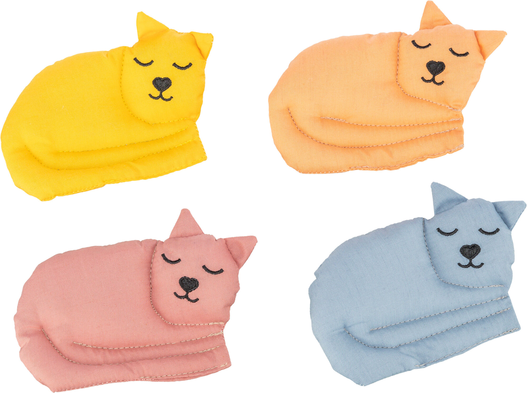 Chat, tissu, valériane, 13cm Chat, tissu, valériane, 13cm