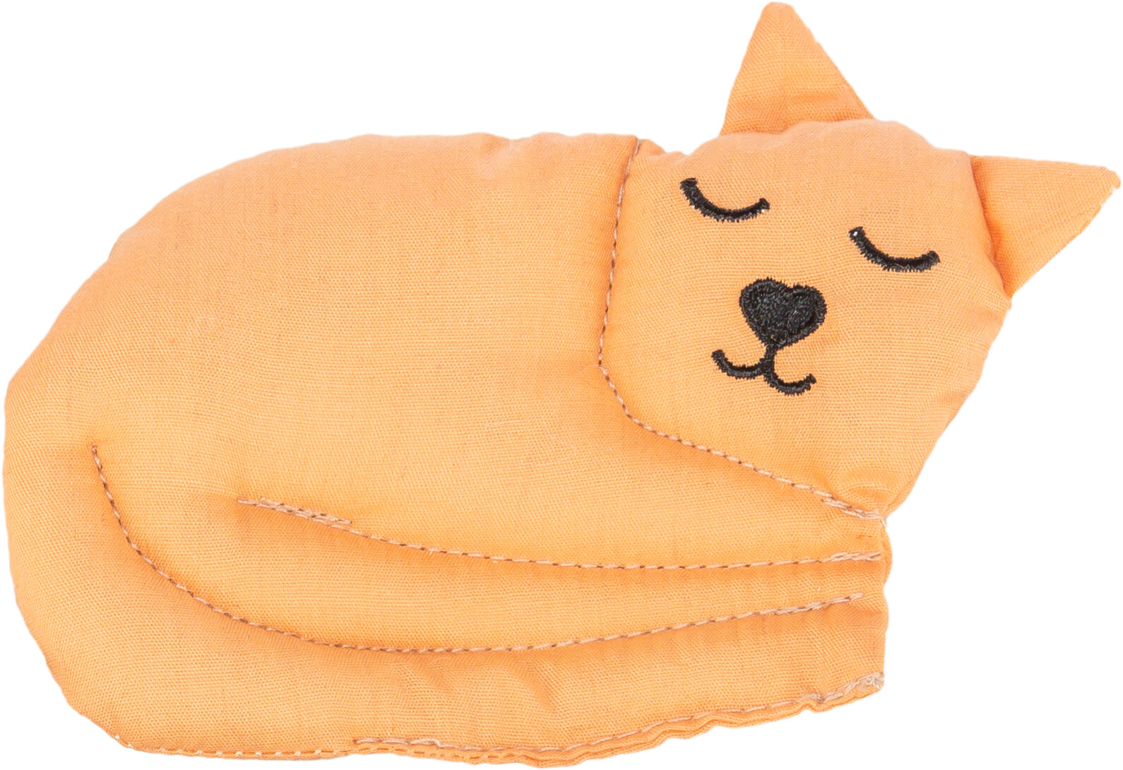 Chat, tissu, valériane, 13cm Chat, tissu, valériane, 13cm