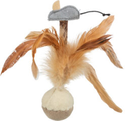 Steh-auf-Federball mit Maus/Microchip, Plüsch