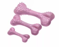 Alternative view of COMFY TOY DENTAL BONE MINT, STRAWBERRY
