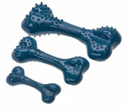 Alternative view of COMFY TOY DENTAL BONE MINT, BLUEBERRY