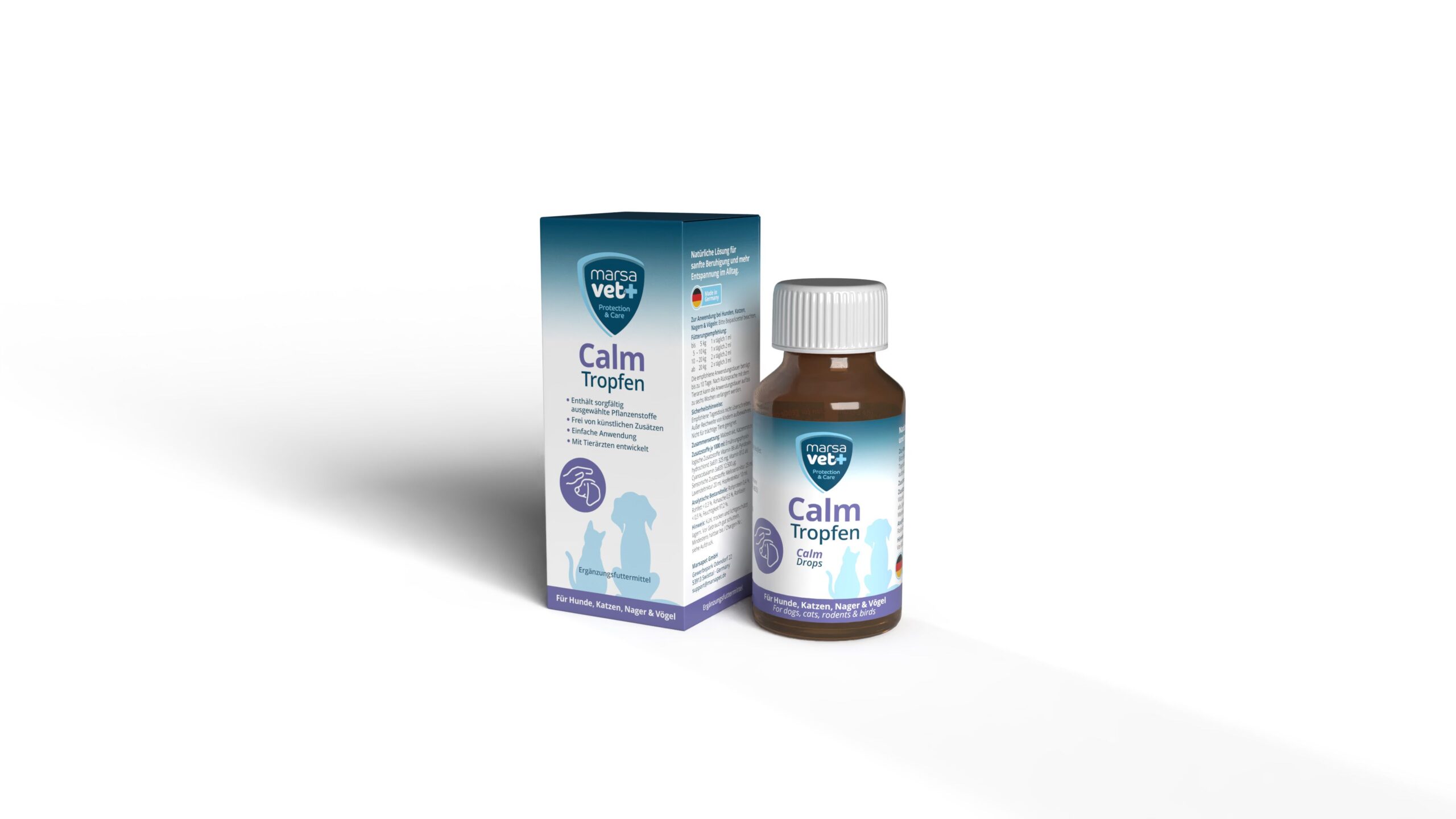 MarsaVet-Linie - Calm Tropfen 100ml MarsaVet-Linie - Calm Tropfen 100ml