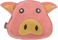 Cochon, en cuir, 19cm