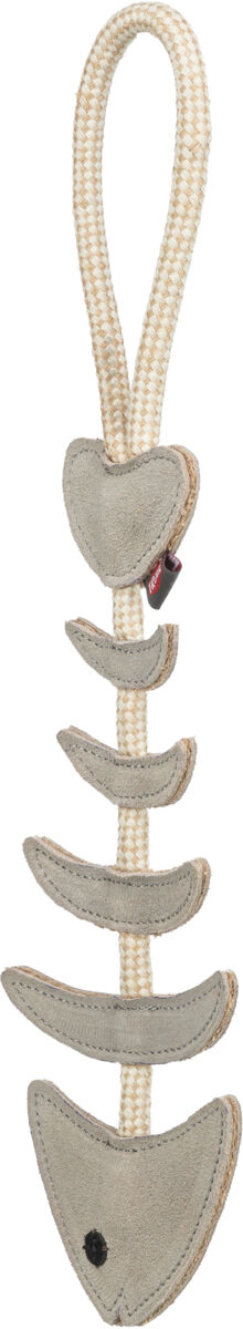 Alternative view of Arête de poisson sur corde, en cuir/corde, 43cm