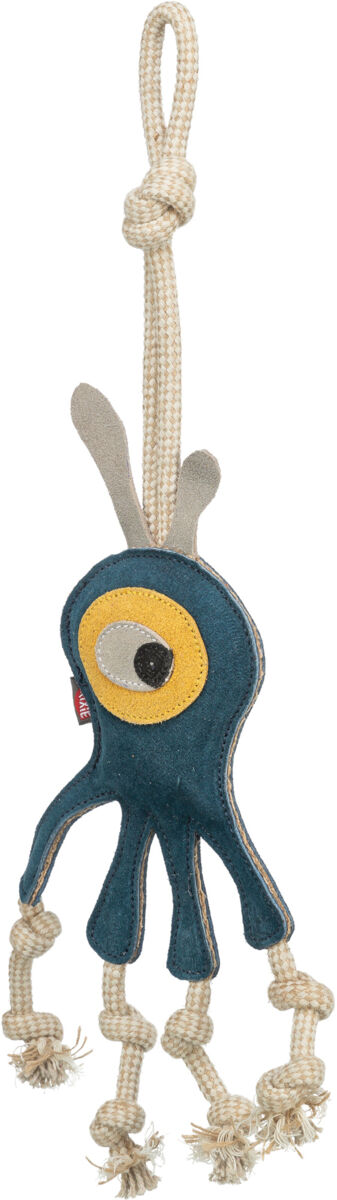 Monstre sur corde, en cuir/corde, 47cm Monstre sur corde, en cuir/corde, 47cm