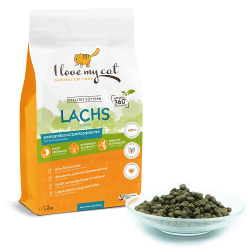 Bellfor Katze Trockenfutter Lachs 1,2Kg Bellfor Katze Trockenfutter Lachs 1,2Kg