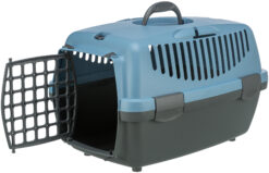 Alternative view of Box de transport Capri 1, XS: gris foncé/bleu pastel