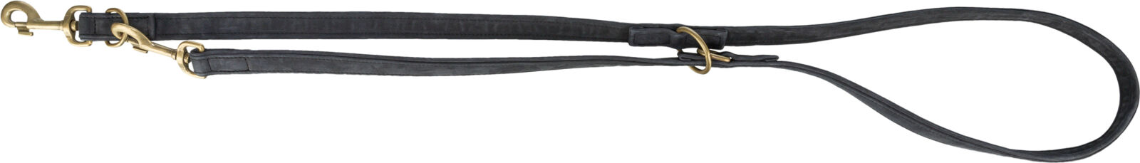 Pure V-Leine, Leder, schwarz S-M: 2 m/15 mm Pure V-Leine, Leder, schwarz S-M: 2 m/15 mm