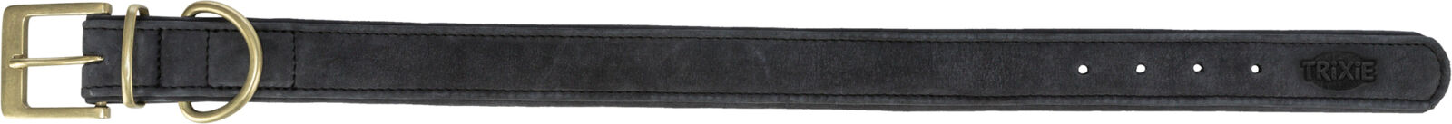 Pure collier, cuir, noir XS: 25-31cm/25 mm Pure collier, cuir, noir XS: 25-31cm/25 mm