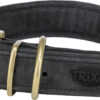 Pure collier, cuir, noir