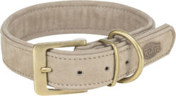 Alternative view of Pure collier, cuir, gris clair