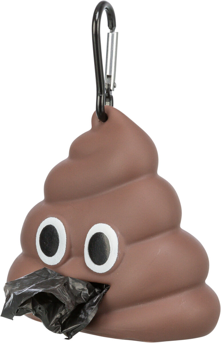 Kotbeutelspender, 8×5cm, 1 × 15 Btl., braun Kotbeutelspender, 8×5cm, 1 × 15 Btl., braun