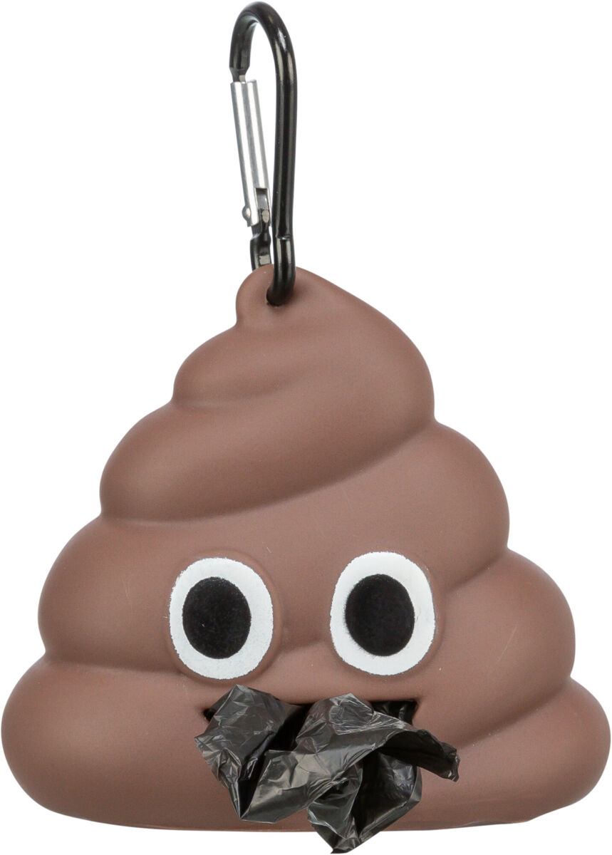 Kotbeutelspender, 8×5cm, 1 × 15 Btl., braun Kotbeutelspender, 8×5cm, 1 × 15 Btl., braun