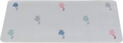 Tapis pour écuelle Chat Lilly, 44×28cm, sauge