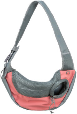 Alternative view of Sac frontal en bandoulière, 50×25×18cm, rose